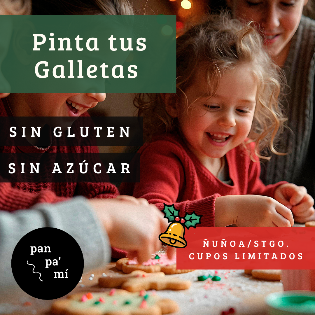 Taller Pinta tu Galleta (1 adulto + 1 niño) Sin Gluten y Sin Azúcar